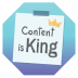 Content is king icon